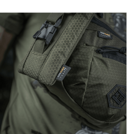 Ryggsekk i CORDURA HEX-materiale med WJ magnetisk spenne, designet for M-Tac Smartphone Lomme Elite Large Hex, stilfullt tilbehør.