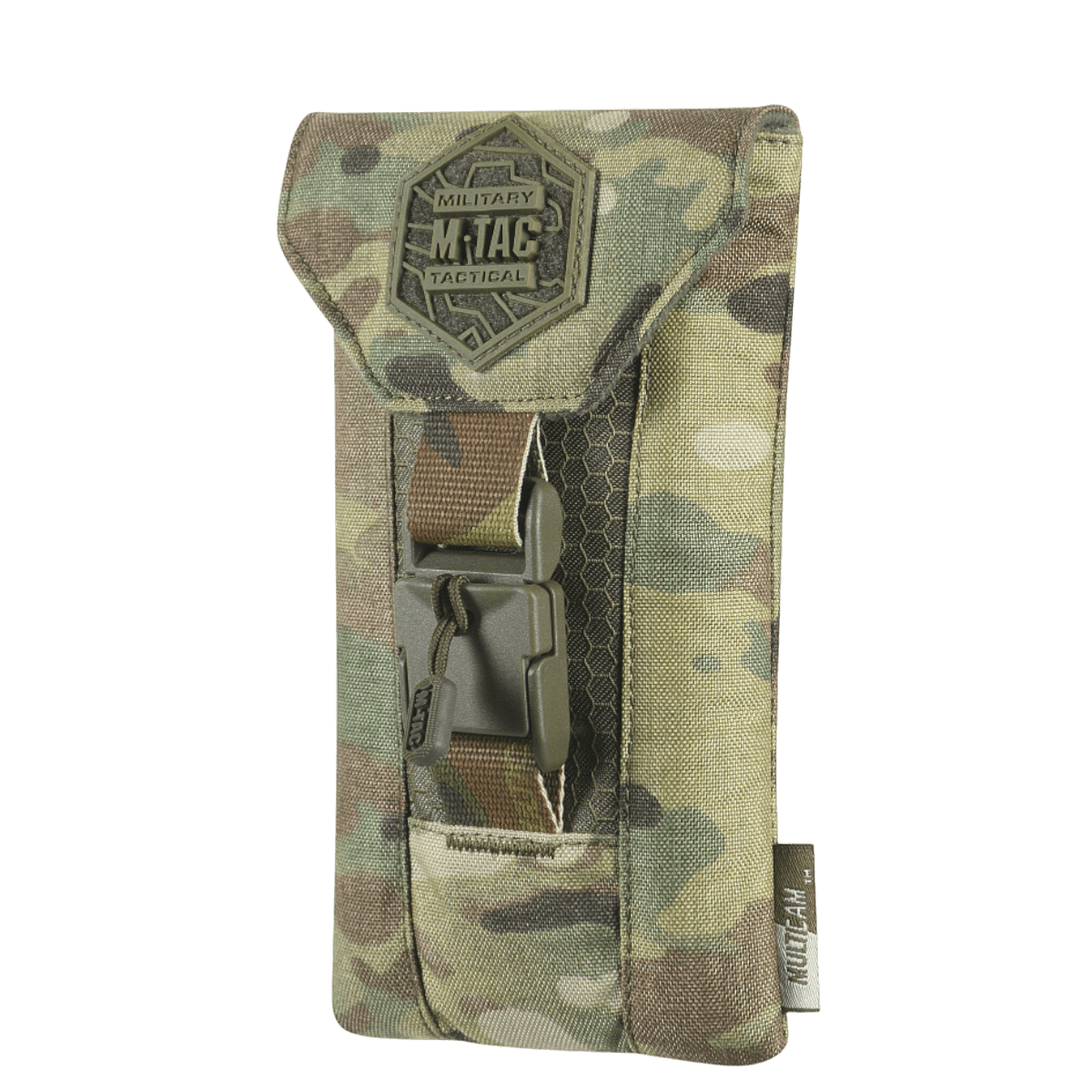 M-Tac Smartphone Lomme Elite Large Hex mobilpung i slidstærk CORDURA med magnetisk spænde, camouflage-design