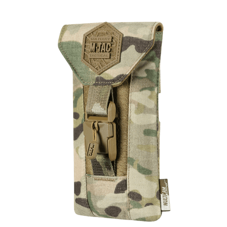 M-Tac Smartphone Lomme Elite Large Hex i svart CORDURA HEX-materiale med WJ magnetisk spenne for sikker oppbevaring av smarttelefoner.