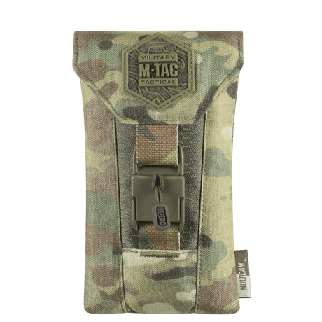 M-Tac Smartphonelomme Elite Large Hex i slitesterkt CORDURA-materiale for sikker oppbevaring av smarttelefoner opptil 6,5 tommer.