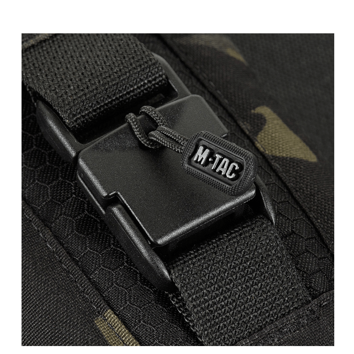 M-Tac Smartphone Lomme Elite Large Hex med stærk WJ magnetisk spænde og holdbart CORDURA HEX materiale, sort farve