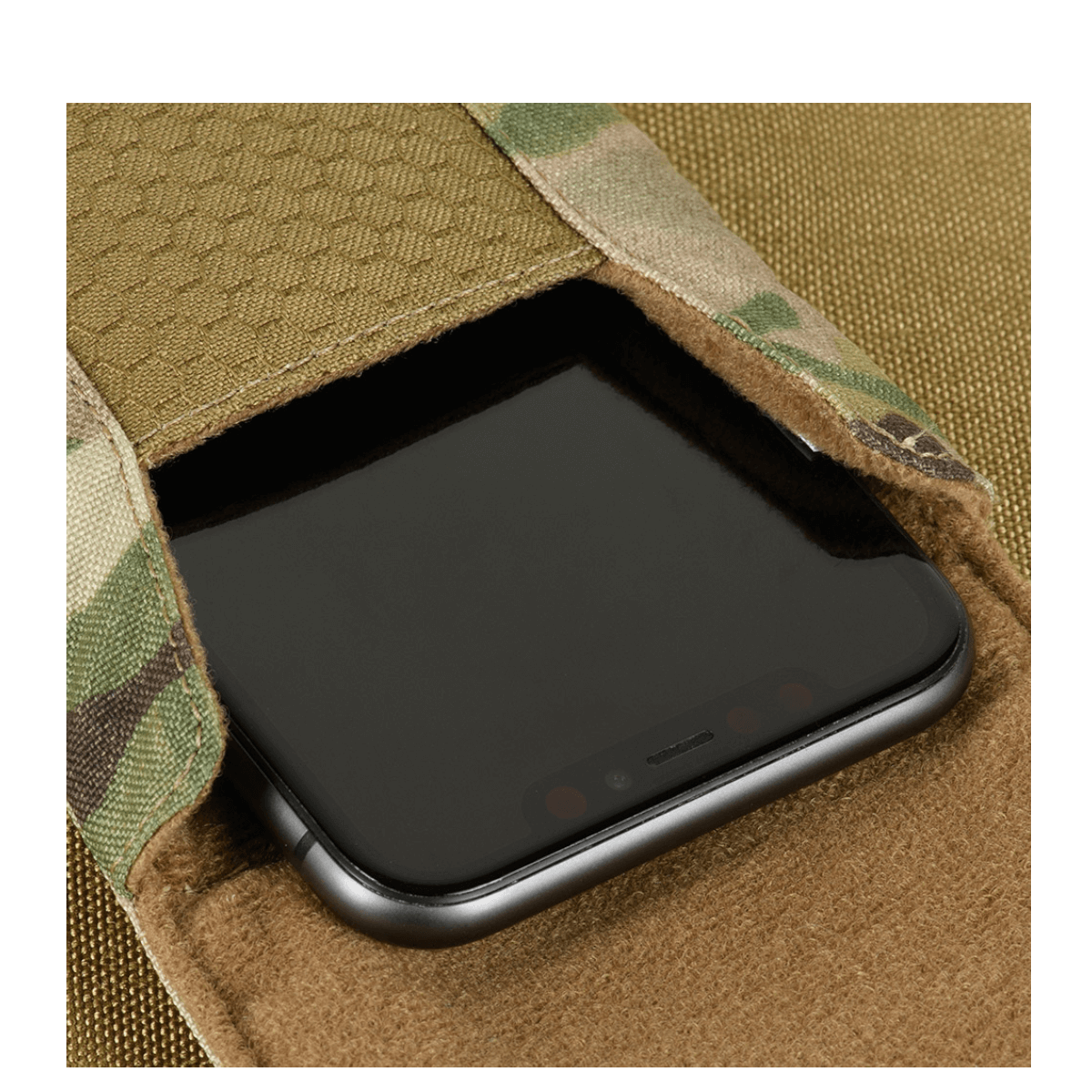 Stilfuldt M-Tac Smartphone Lomme Elite Large Hex i holdbart Hex-Cordura med WJ magnetisk spænde, passer til smartphones op til 6,5".