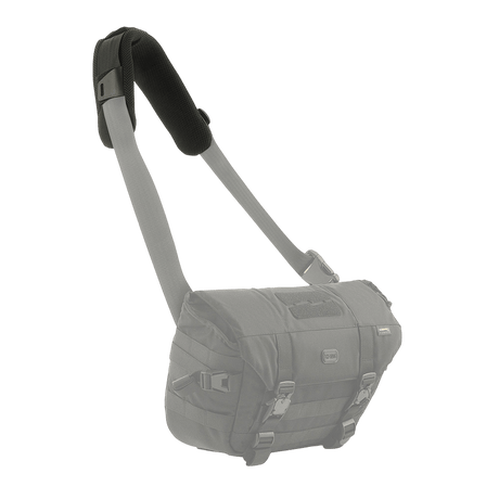 M‑Tac skulderrempute 50 mm Elite for komfort og vektfordeling på vesker med 3D mesh innside.