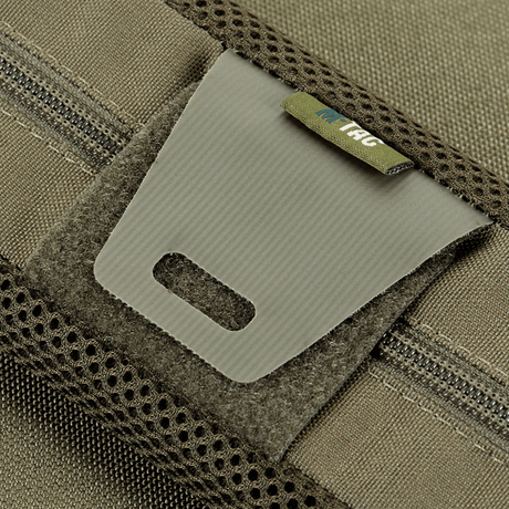 M‑Tac skulderrempute 40 mm Elite i robust Cordura med 3D mesh for ventilasjon og økt komfort, grønn farge.