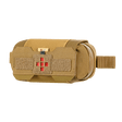 M-Tac Horizontal Medical Pouch Elite, holdbar feltkit til førstehjælp, Cordura 500D, YKK AquaGuard lynlås, forside med velcrolukning.