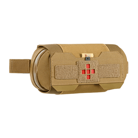 M‑Tac Horizontal Medical Pouch Elite i Cordura 500D med YKK AquaGuard-glidelås og innebygd IFAK-organizer.