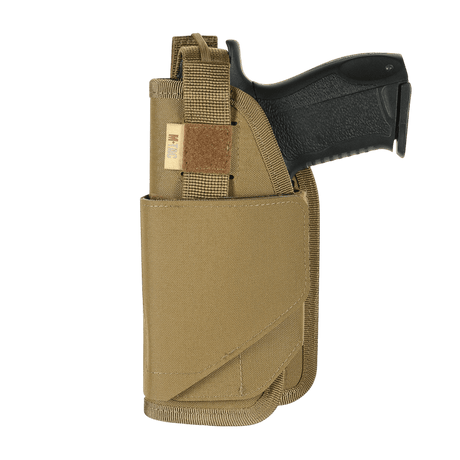 M-Tac universal taktisk hylster Elite venstre i laminert Cordura 500D med NIJ-sertifisering og justerbar passform, galleri posisjon 1.