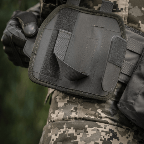 M-Tac universal taktisk hylster Elite venstre i laminert Cordura 500D med justerbar passform og NIJ-sertifisering, galleri posisjon 1.