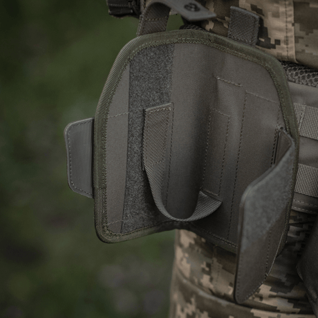 M-Tac universal taktisk hylster Elite venstre i laminert Cordura 500D med justerbar åpning og NIJ-sertifisering, galleri posisjon 1