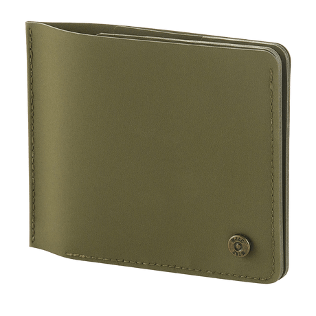 M-Tac Pung Slim Elite Gen. II i olivengrønn med kompakt design og messingnitte.