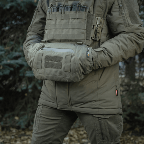 M-Tac Taktisk Håndvarmer Elite - slidstærkt Cordura 500D med fleecefor, isoleret med G-Loft for varme og komfort i koldt vejr. Militært design.