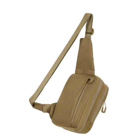 M-Tac Sling pistolveske Elite Hex i beige med justerbar skulderrem, laget av slitesterk Cordura 1000D for transport av skjult våpen.
