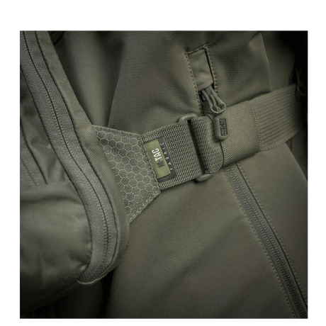 M-Tac Sling pistolveske Elite Hex med Cordura-stoff og YKK-lynlås, detalj av spenne og justerbar rem