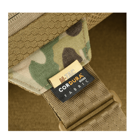 Materialdetalj på M-Tac Sling pistolveske Elite Hex med Cordura-stoff og justerbar rem