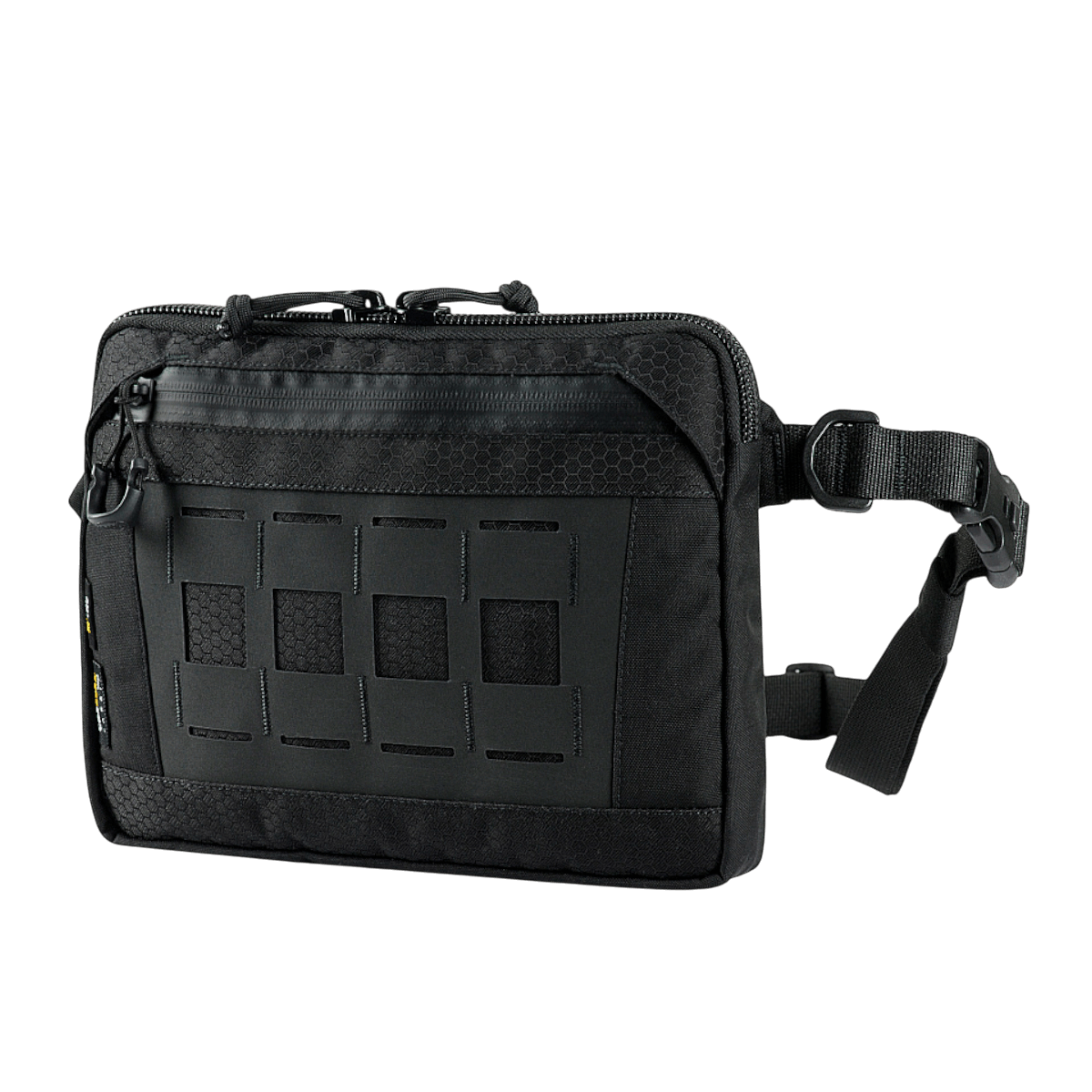 M-Tac Admin Taske Elite i sort med holdbart Cordura 500D og Hex. Taske med justerbar skulderrem og kvalitetslynlåse.