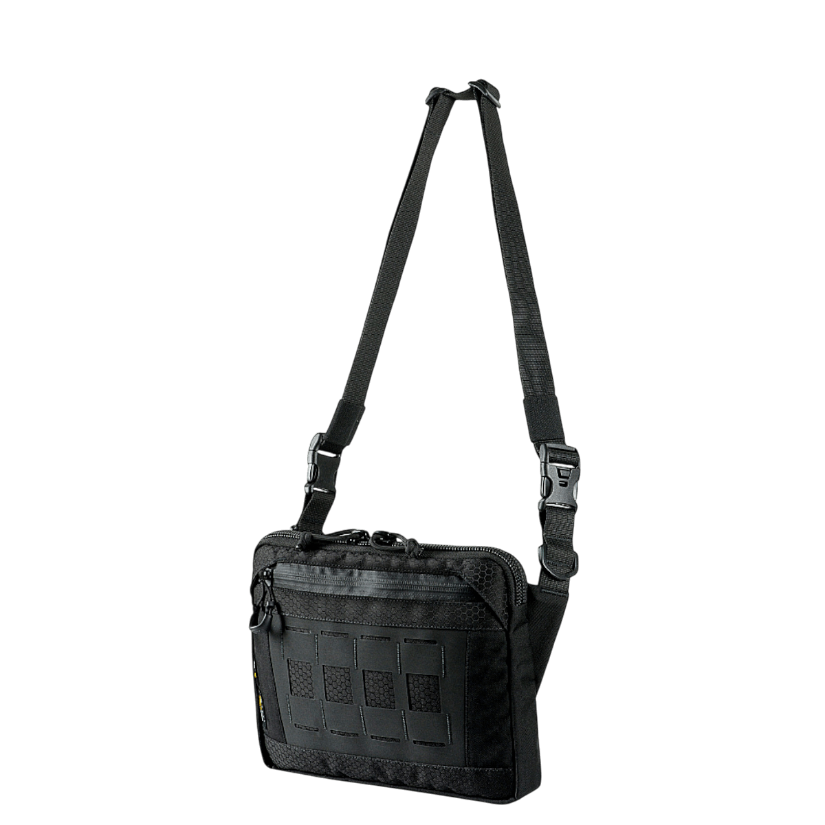 M-Tac Admin Taske Elite i slidstærkt Cordura materiale med spænder fra YKK, perfekt til stilfuld og funktionel brug.