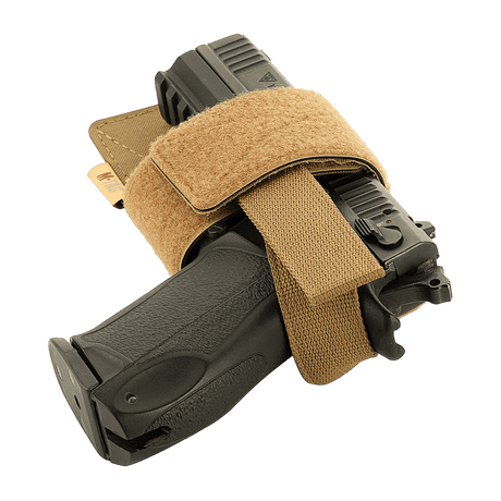 M-Tac Modulært Universalt Hylster med Lås Light for taktisk bruk med Velcro-rem for pistol, kompatibel med vesker og ryggsekker