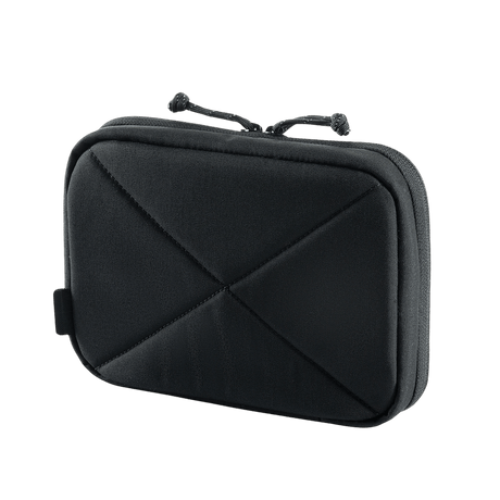 M-Tac Utility Organizer Slim Elite, svart oppbevaringsetui 22x16 cm, holdbar og motstandsdyktig, egnet for EDC-kit og tilbehør.