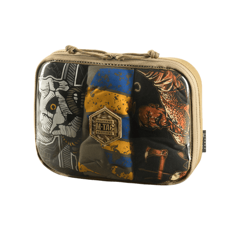 M-Tac Utility Organizer Slim Elite i Cordura 500D med gjennomsiktig PVC-vegg for enkel oppbevaring og identifikasjon av EDC-utstyr.