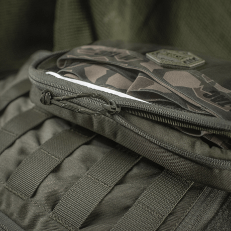 M-Tac Utility Organizer Slim Elite til sikker oppbevaring, slitesterk Cordura 500D med gjennomsiktig PVC-folie og indre Velcro-vegg.