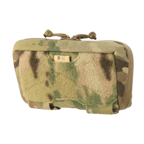 M-Tac Admin Pung Elite, praktisk organizer i slitesterk Cordura 500D med MOLLE-system og vanntett glidelås, kamuflasjemønster.