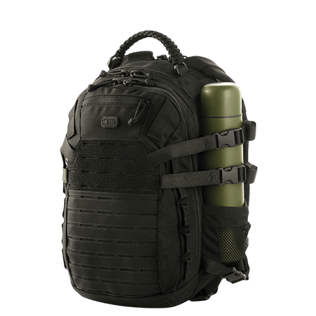 M-Tac Mission Pack Elite ryggsekk med holdbart Cordura 1000D-materiale og MOLLE LASER CUT-system, ergonomisk og stilfullt design.