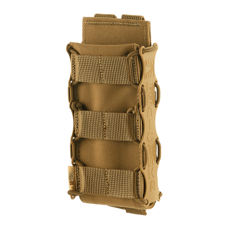 M-Tac Mag Pouch Kolchan til AK/AR i Cordura 1000D med MOLLE-montering, kompatibel med AK- og AR-magasiner, brun farge.