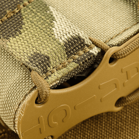 M-Tac magasinlomme Kolchan til AK/AR Mini i slitesterk Cordura med NIJ-sertifisering, detaljert blikk på materiale og lukking, galleri posisjon 1.