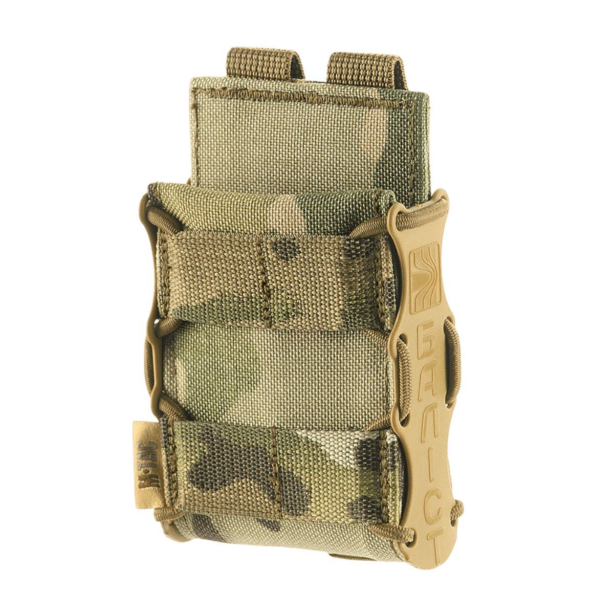 M-Tac Mag Lomme Kolchan til AK/AR Mini, holdbar Cordura 1000D med MOLLE-system til sikker magasinopbevaring og transport.