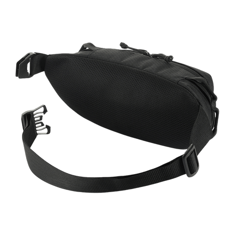 M‑Tac belteveske Elite Hex i svart med justerbar rem og flere oppbevaringslommer, laget i holdbart Cordura-materiale.