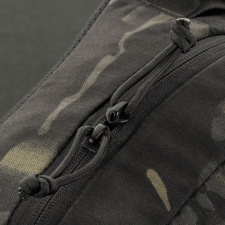 Nærbilde av M‑Tac belteveske Elite Hex med YKK-glidelås på Cordura 500D, viser det taktiske designet.