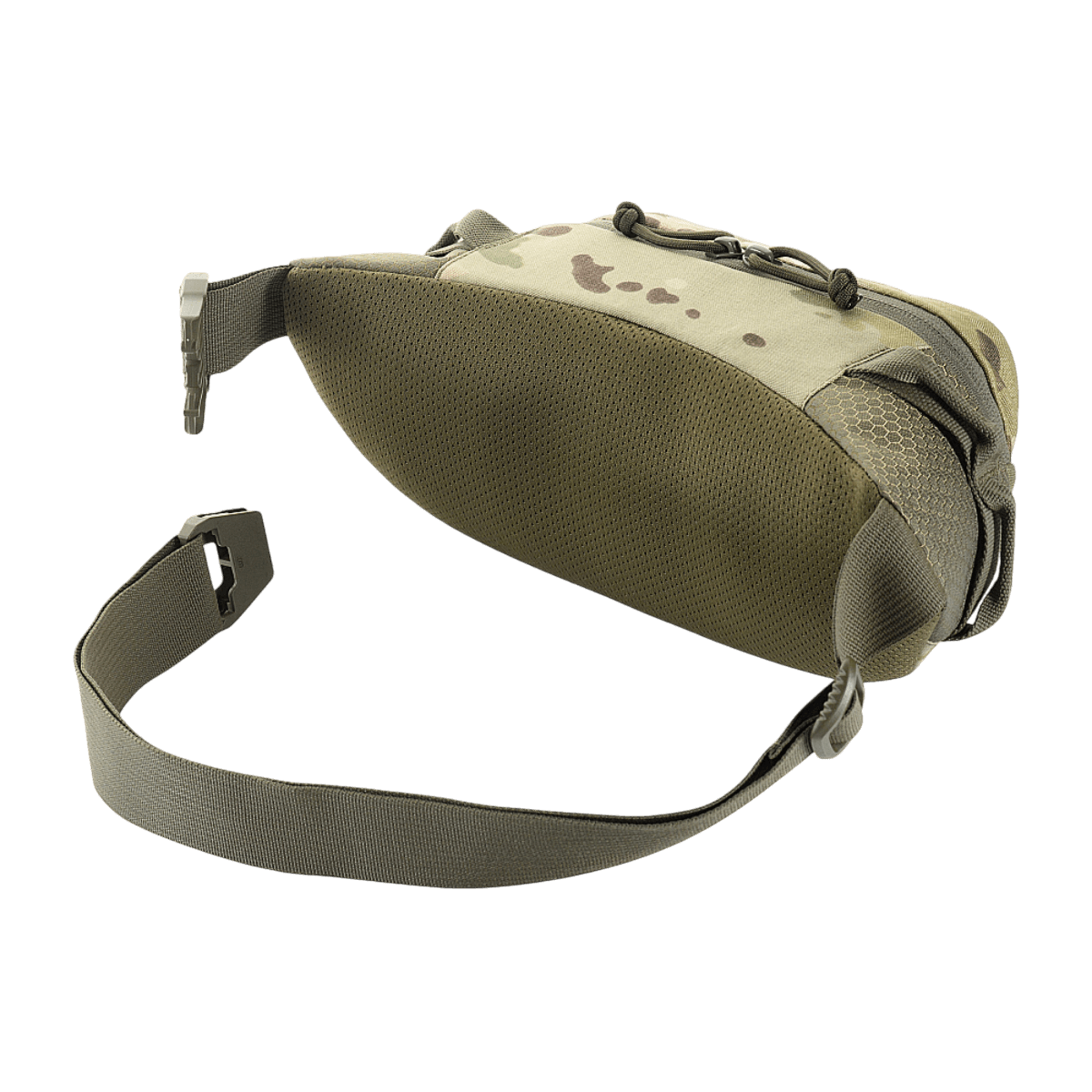 M‑Tac Bæltetaske Elite Hex, kompakt og funktionel taske med Cordura, YKK lynlåse og Woojin spænder, perfekt til taktisk brug.