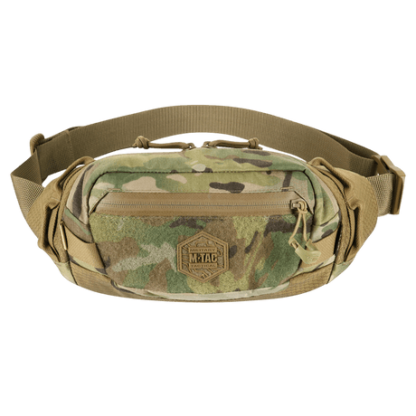 M‑Tac belteveske Elite Hex i kamuflasjedesign med Cordura 500D, praktisk for hverdagsbruk og taktisk utstyr.