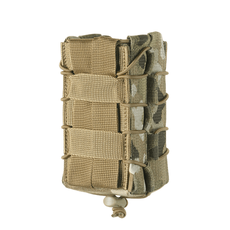 M-Tac dobbelt magasinhylster til AK Gen.3 i holdbar Cordura 1000D med sklisikker gummioverflate, MOLLE-kompatibel for taktisk bruk.