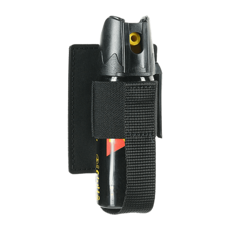 M‑Tac Modulær Indsats til Pepperspray monteret i en sort elastikholder.