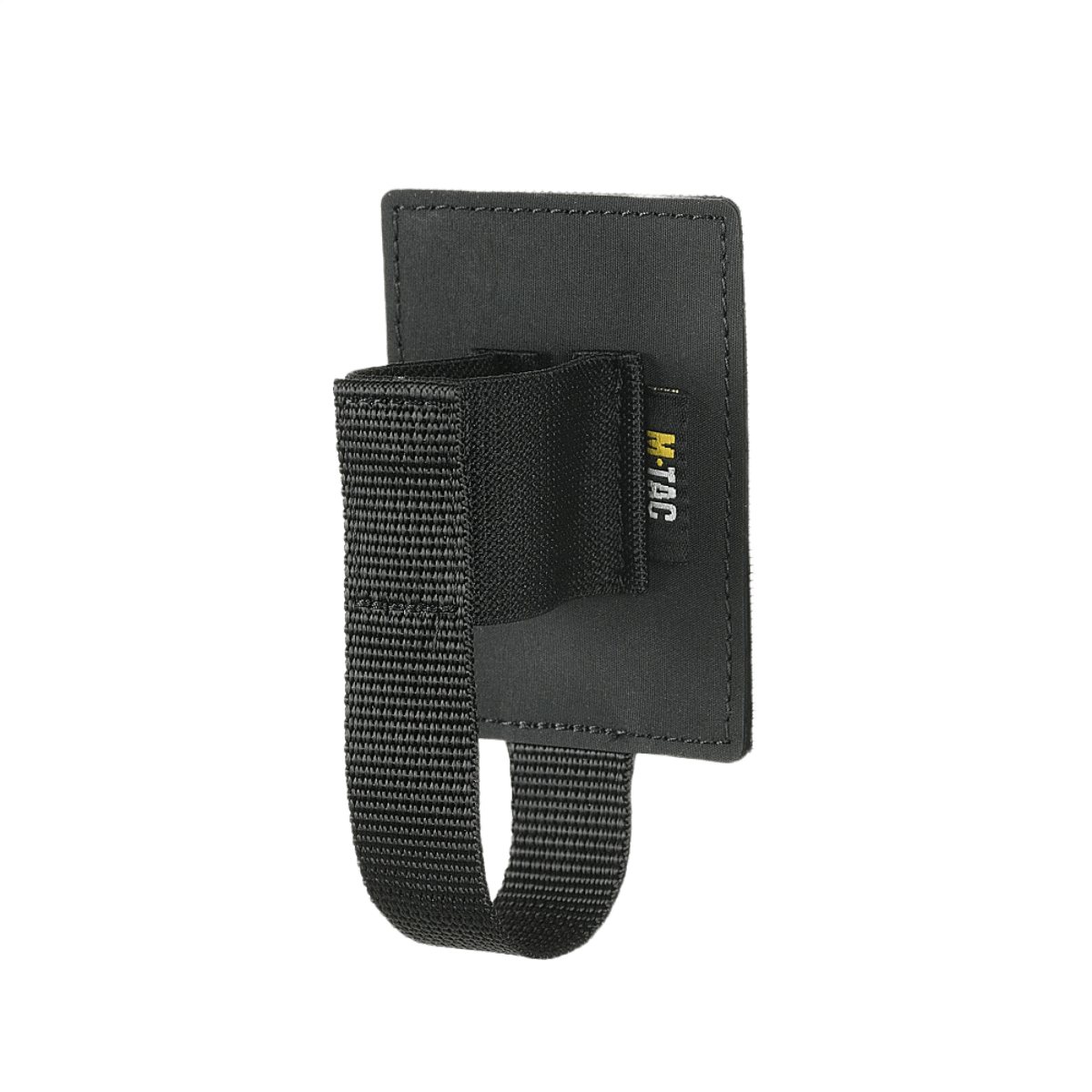 M‑Tac Modulær Indsats til Pepperspray i sort polymerkomposit med elastik og Velcro for nem montering og sikker opbevaring af pepperspray.