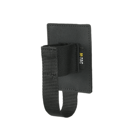 M‑Tac Modulær Indsats til Pepperspray i sort polymerkomposit med elastik og Velcro for nem montering og sikker opbevaring af pepperspray.