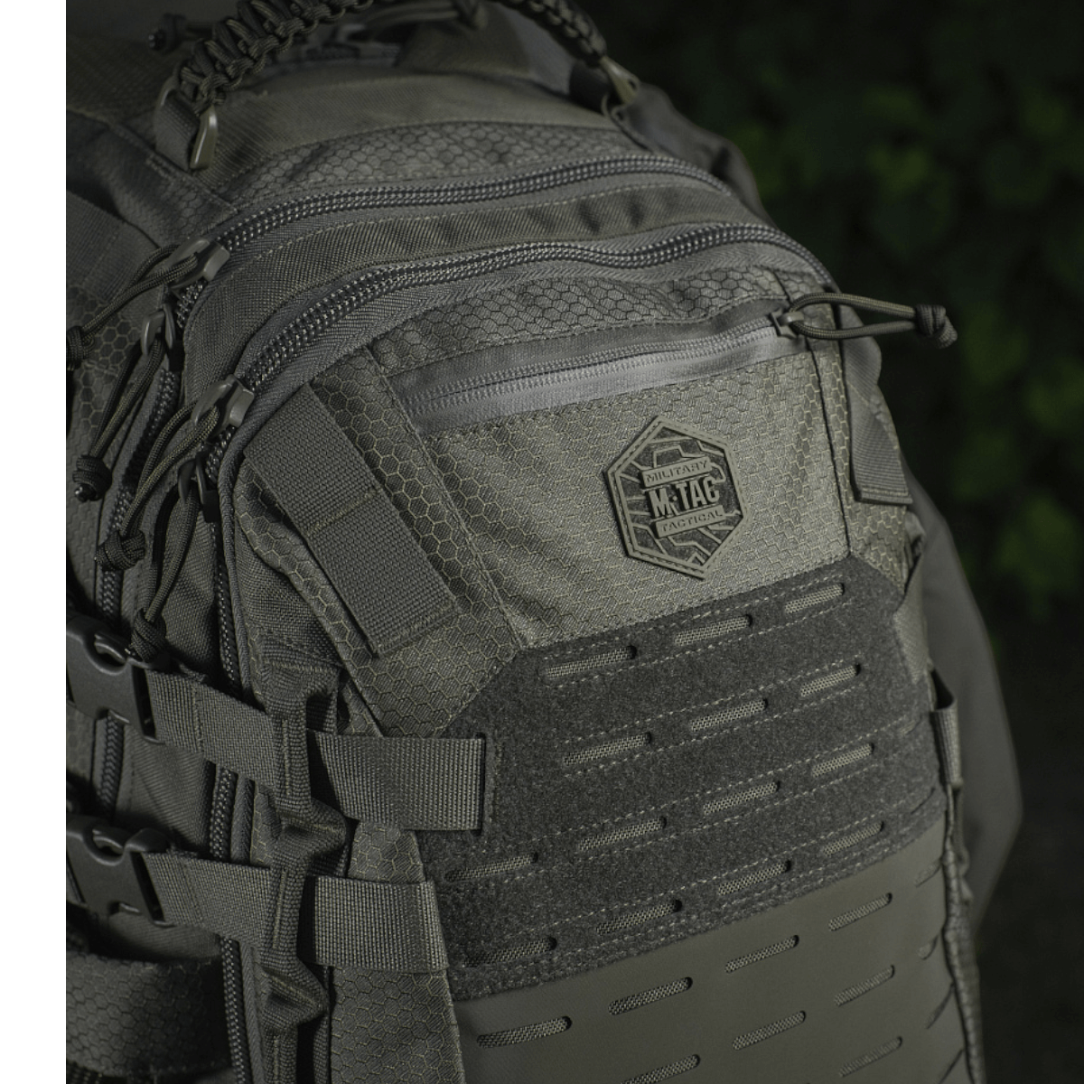 M-Tac Mission Rygsæk Elite Hex med ergonomisk design, Cordura Hex 1000D, og MOLLE system til ekstra lommer