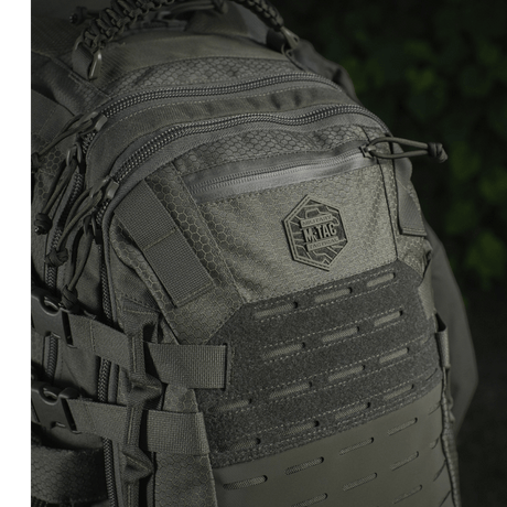 M-Tac Mission Rygsæk Elite Hex Backpack i Cordura 1000D med stilig design og MOLLE LASER CUT-system for ekstra lommer.