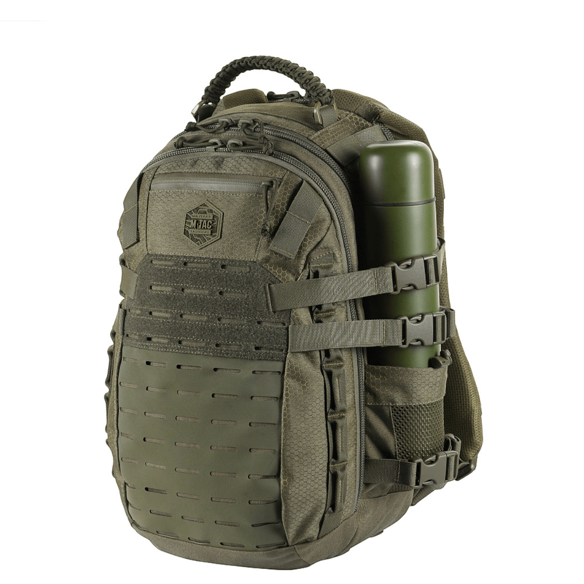M-Tac Mission Rygsæk Elite Hex med Cordura 1000D og MOLLE LASER CUT-system, ergonomisk designet med ekstra lommer, taktisk rygsæk