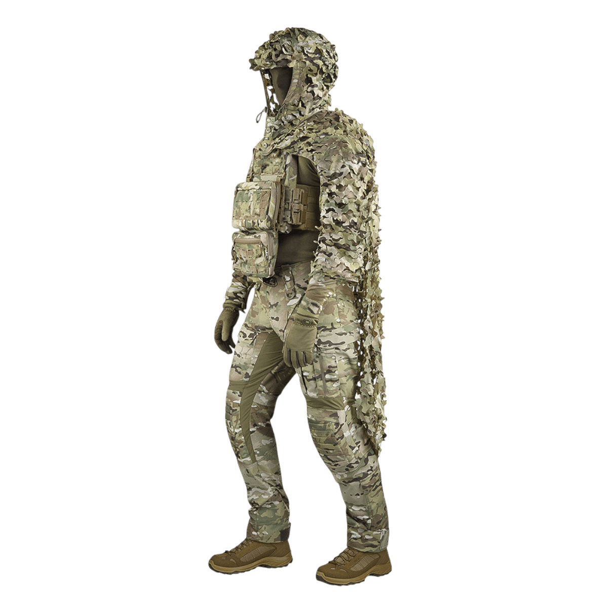 M-Tac Alder Camouflage Suit design til snigskytter og ujævnt terræn med letvægts rip-stop materiale.