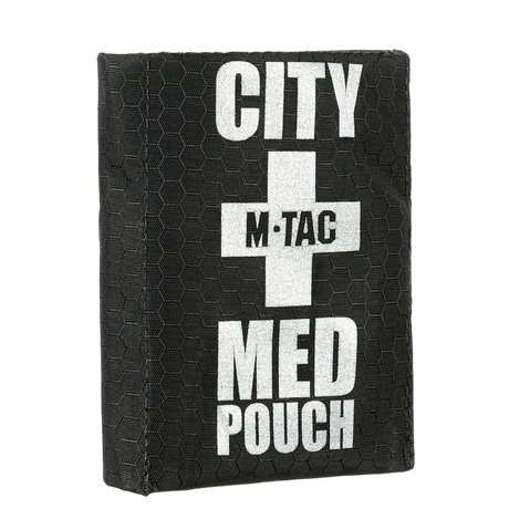 M-Tac City Med Pouch Hex i robust hexagonmønstret ripstop-materiale, kompakt førstehjelpskit med slitesterk søm, galleri bilde 1