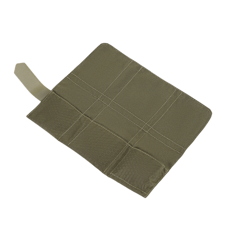 M-Tac City Med Pouch Hex i holdbar ripstop med hexagonmønster, åpnet kompakt førstehjelpspung, galleri posisjon 1.