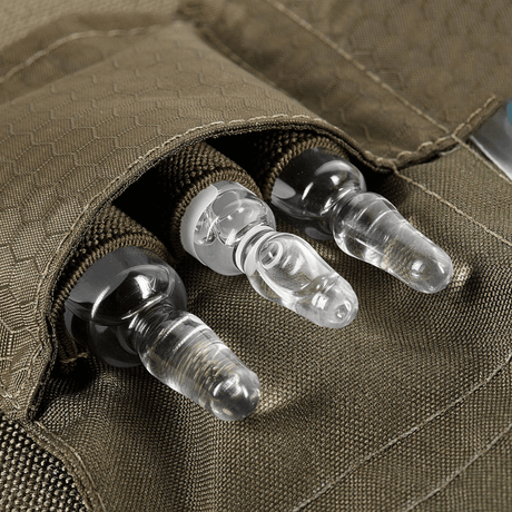 M-Tac City Med Pouch Hex i hexagonmønstret ripstop med organiserte fleksible medisinholdere, galleri posisjon 1.