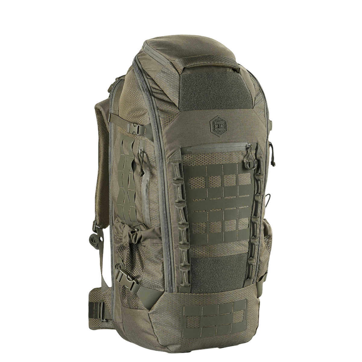 M-Tac Rygsæk Large Elite Hex Gen. IV i slidstærkt Cordura stof, ergonomisk designet til funktionalitet og stilfuldt look.
