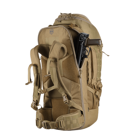 M-Tac Ryggsekk Large Elite Hex Gen. IV i slitesterkt Cordura-materiale, designet for ergonomisk funksjonalitet og våpenbæring.