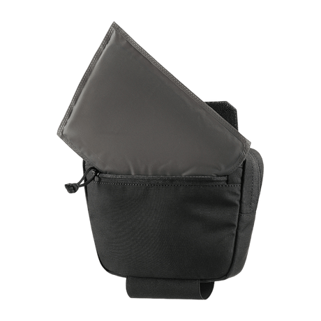 M-Tac Tilbehørslomme Lower Large Elite Plate Carrier i robust Cordura 500D med glidelåslomme, funksjonell taktisk lomme vist i galleri posisjon 1.