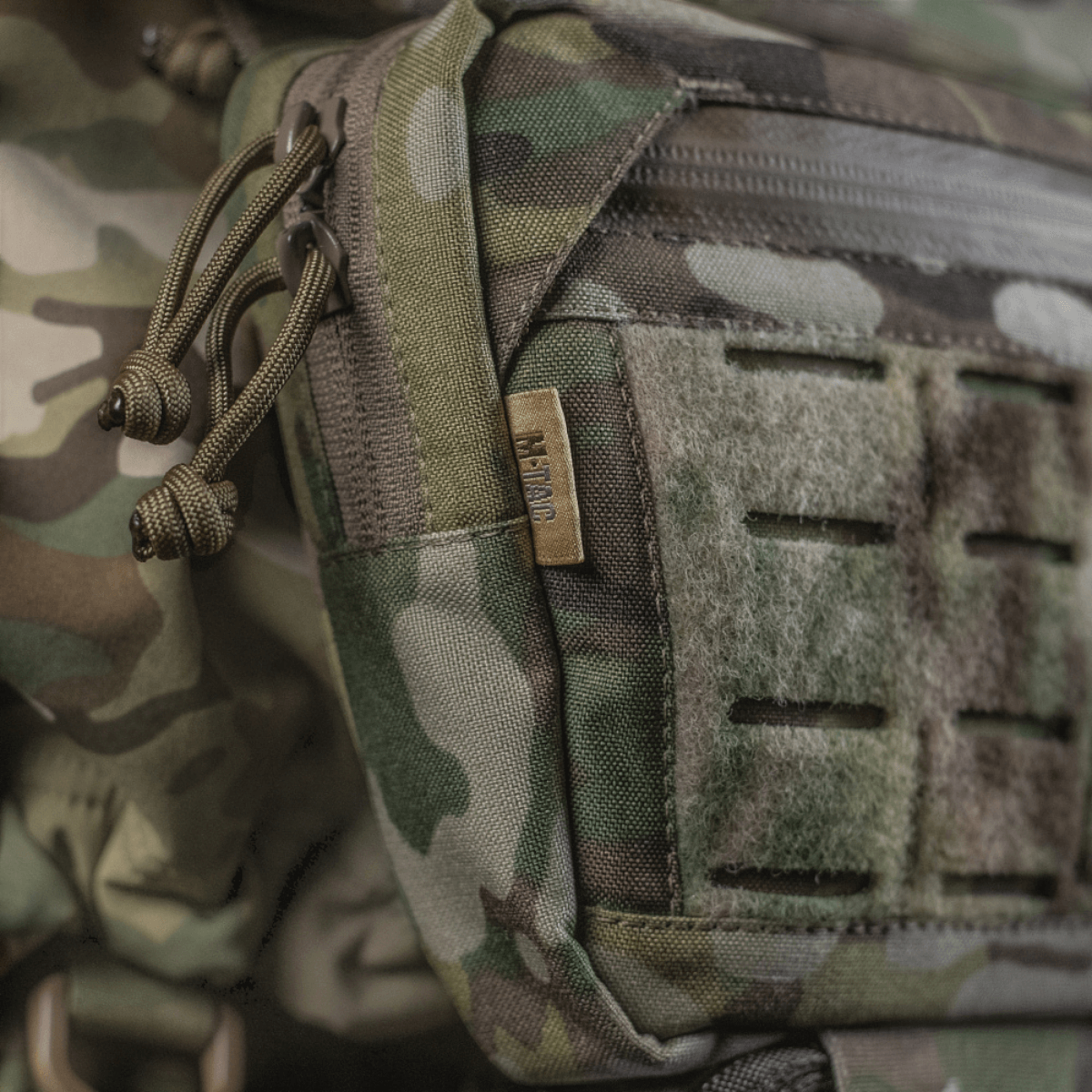 M-Tac Lomme til Tilbehør Lower Large Elite i slidstærkt Cordura 500D med YKK lynlåse for pålidelighed og funktionalitet under krævende forhold.