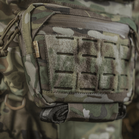 M-Tac Tilbehørslomme Lower Large Elite Plate Carrier i Cordura 500D med NIJ-sertifisering, kamuflert taktisk pouch, galleri posisjon 1.