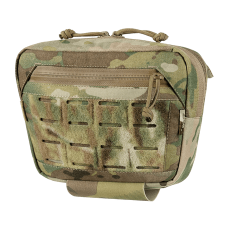 M-Tac Tilbehørslomme Lower Large Elite Plate Carrier i slitesterkt Cordura 500D med NIJ-sertifisering, taktisk MOLLE-lukking, galleri posisjon 1.